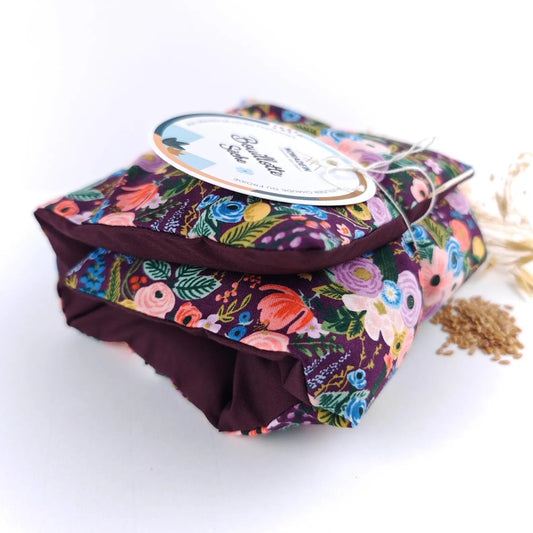 bouillotte sèche couleur prune