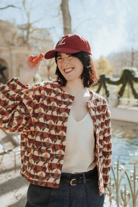casquette bordeaux sevenlie