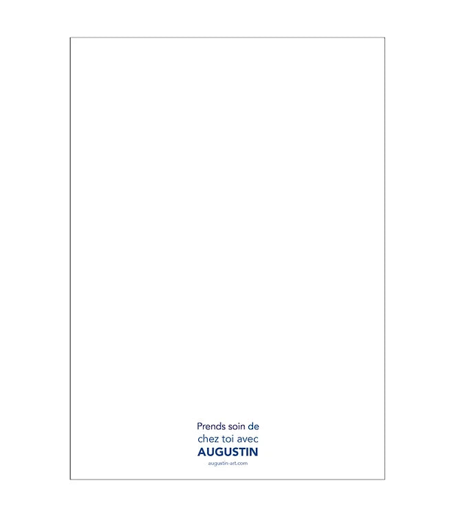 Carte postale - L'amour rose - Augustin