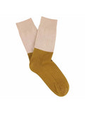 Chaussettes Femme - Color block Rose/Bronze