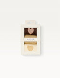 Pack de 3 chaussettes femme : coeur/marron/doré