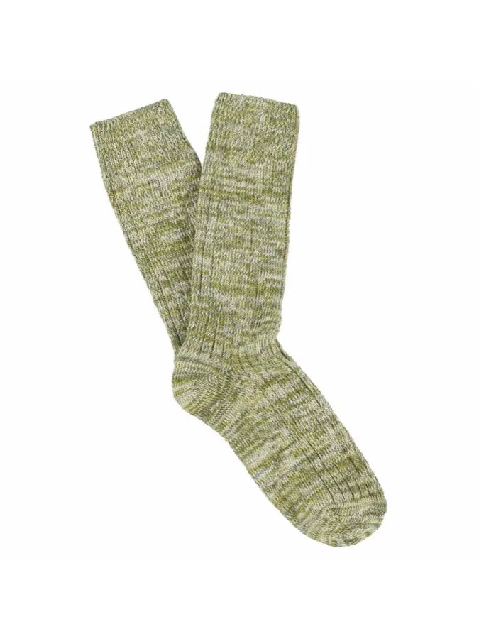 Chaussettes Homme - Mélange Vert/jaune
