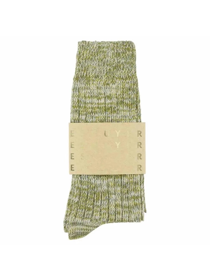 Chaussettes Homme - Mélange Vert/jaune