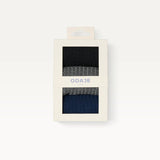 Chaussettes ODAJE Nid d'abeille - Noir gris marine