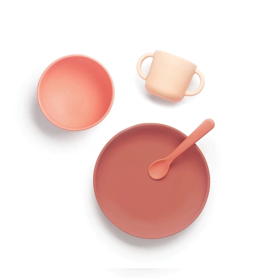 Coffret repas en silicone - Coral