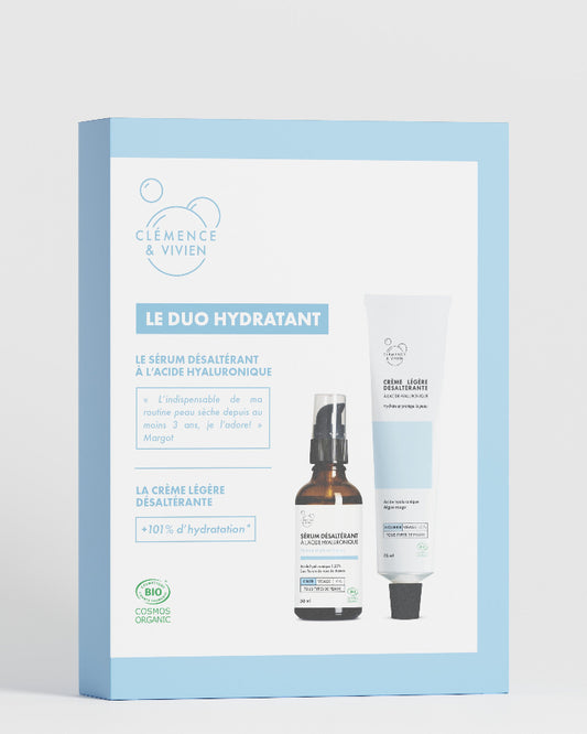 Coffret cosmétique hydratant