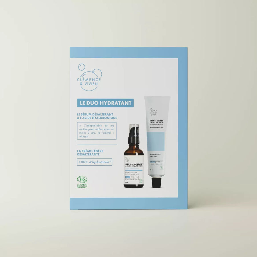 Coffret cosmétique hydratant