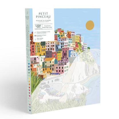 Coffret peinture au numéro - Cinque terre par Kenzie Elston