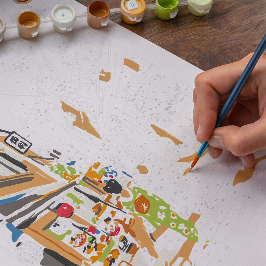 Coffret peinture au numéro - Kyoto par La Petite Epicerie 3