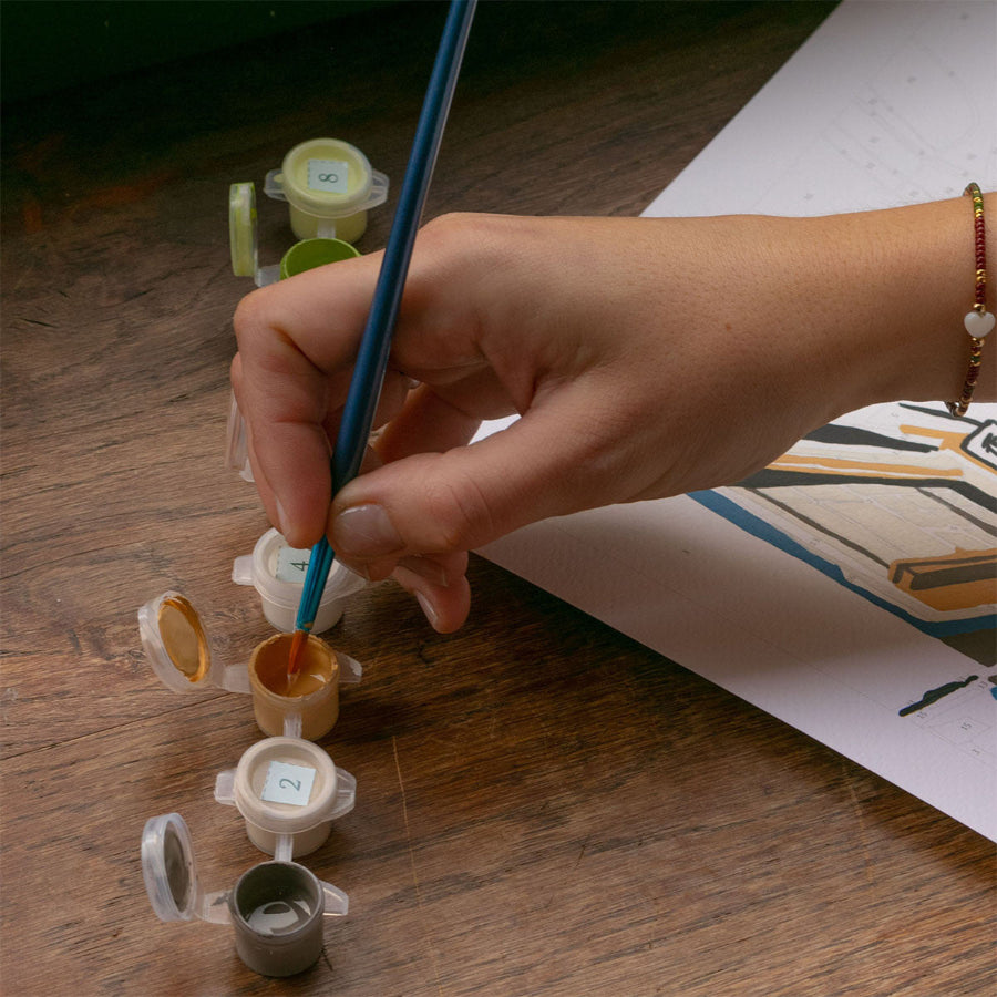 Coffret peinture au numéro - Kyoto par La Petite Epicerie 4