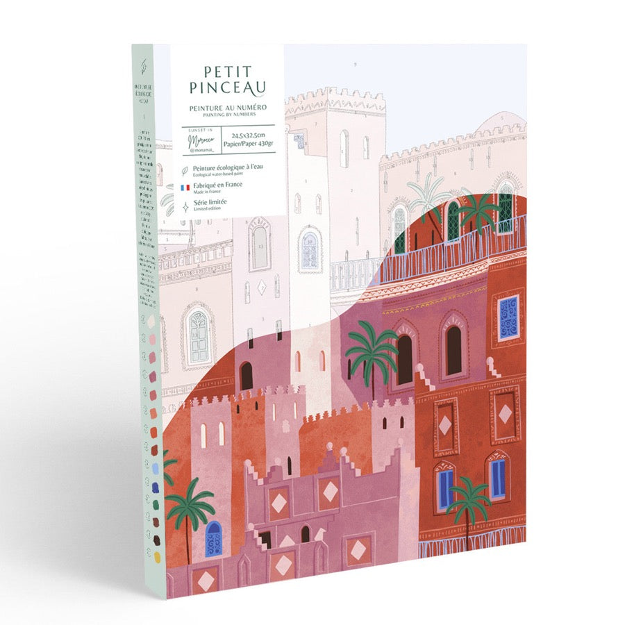 Coffret peinture au numéro - Maroc par Mona Mai