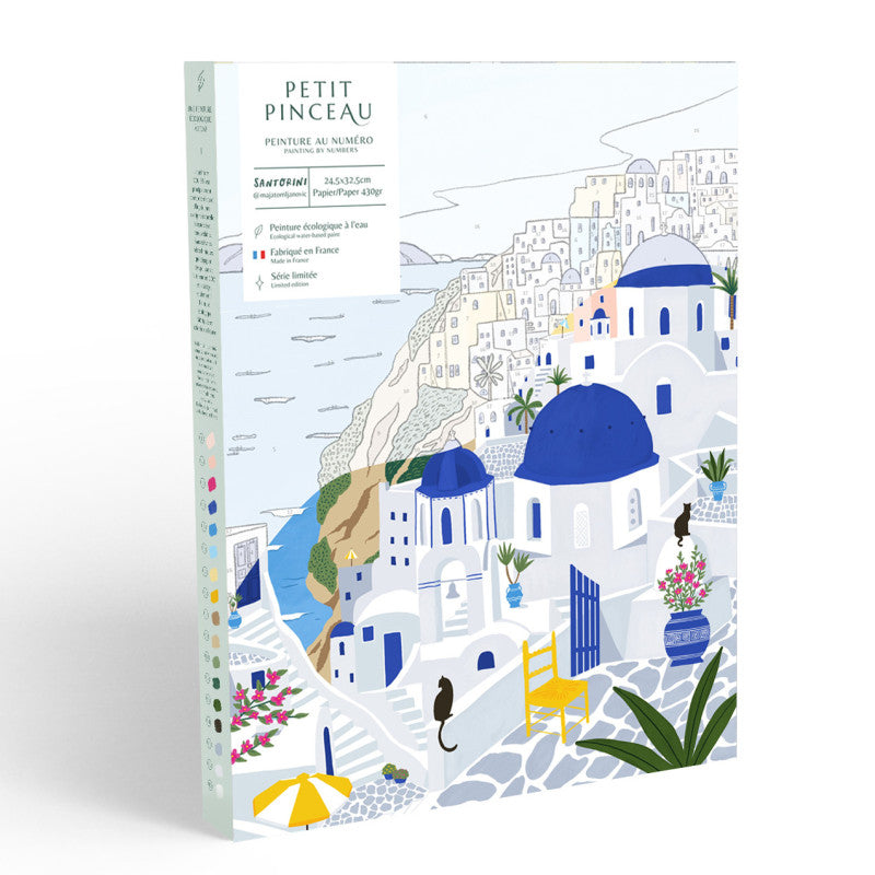 Coffret peinture au numéro - Santorini par Maja Tomljanovic 