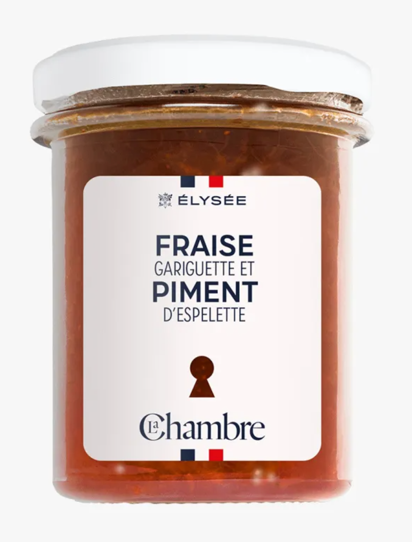 Confiture Fraise Gariguette et Piment d'Espelette (collection Elysée)