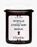 Confiture Myrtille Zeste de Citron Vert Basilic