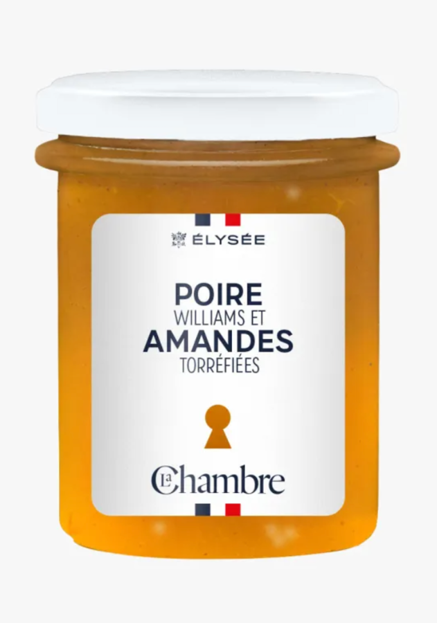 Confiture Poire Williams et Amandes Torréfiées (collection Elysée)