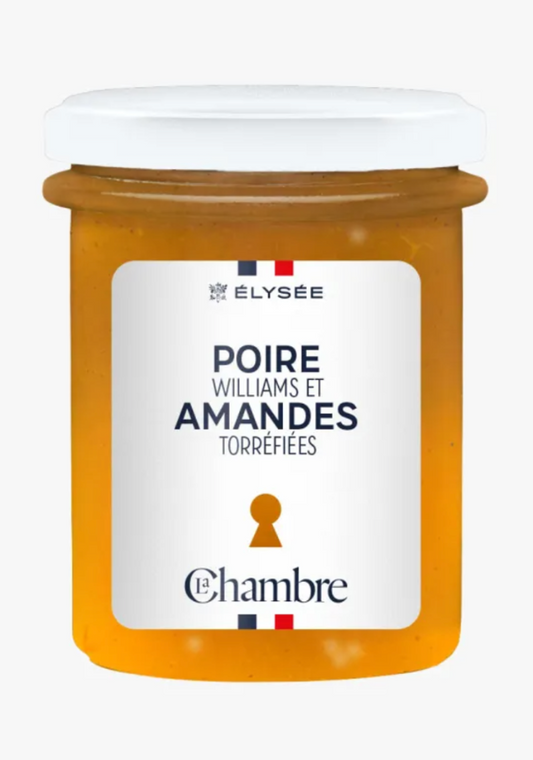 Confiture Poire Williams et Amandes Torréfiées (collection Elysée)