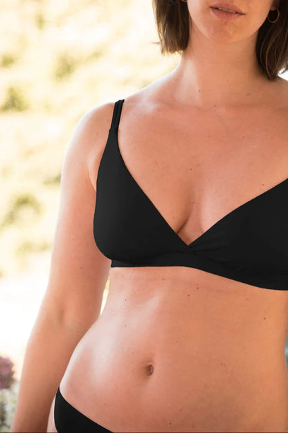 Soutien-gorge triangle Mei - Noir zoom