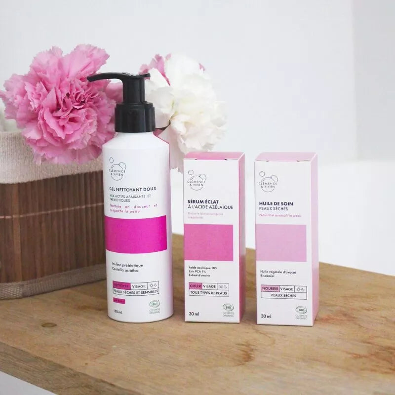 Gel nettoyant doux clémence et vivien