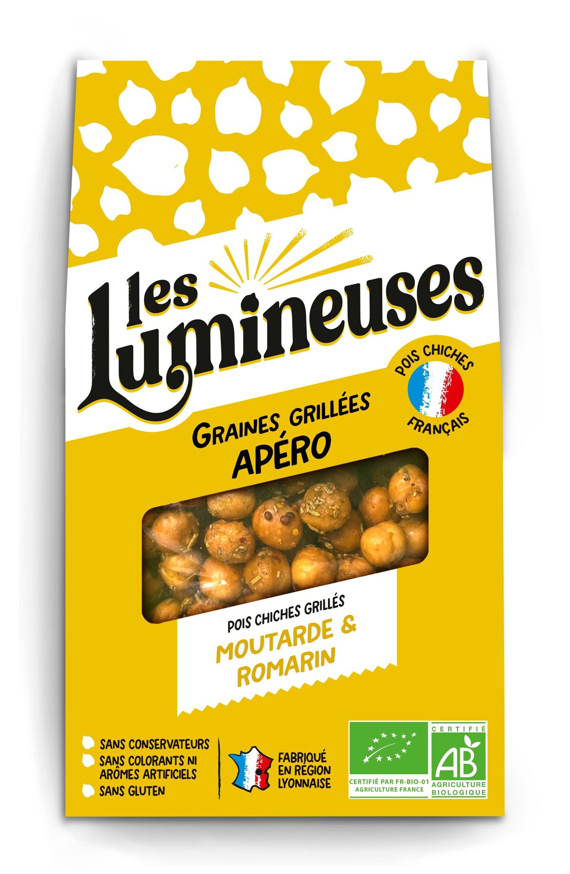 Pois chiches grillés MOUTARDE & ROMARIN