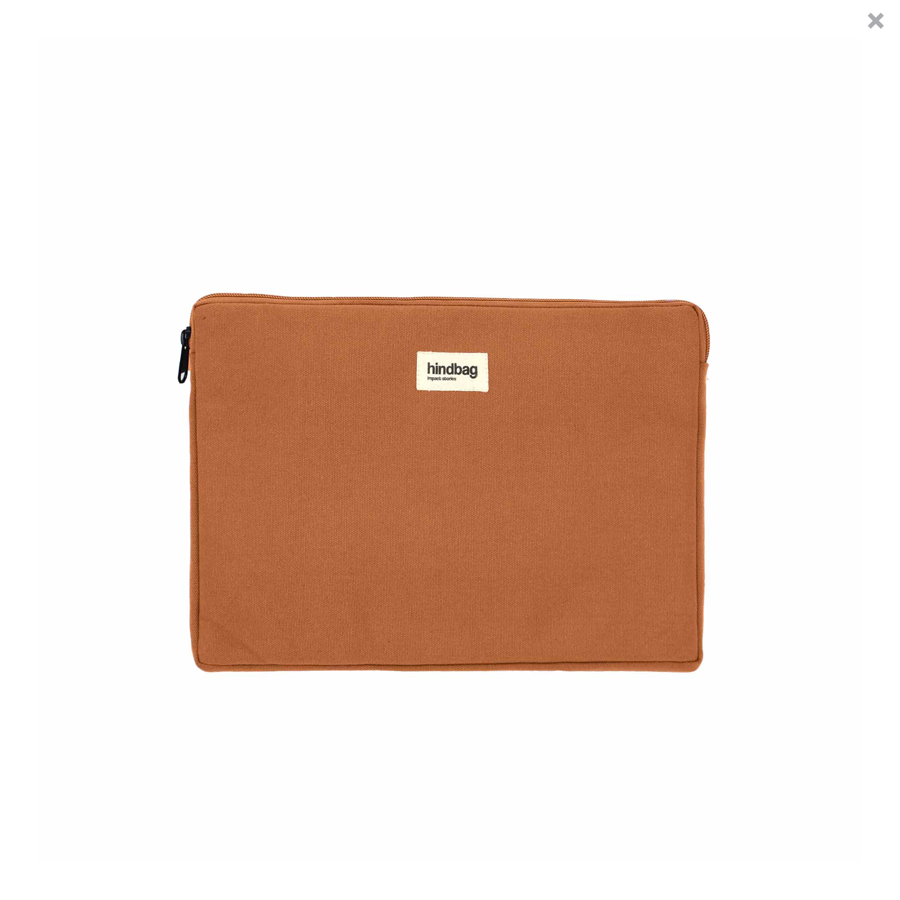 Housse d'ordinateur 13 pouce en coton bio