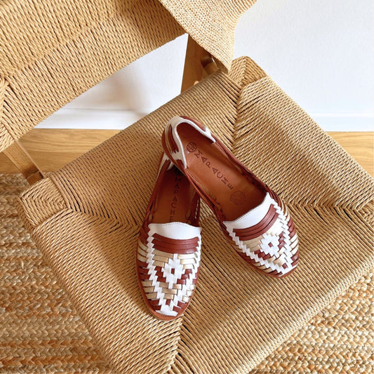 chaussures mapache. Ibarra tabac champagne