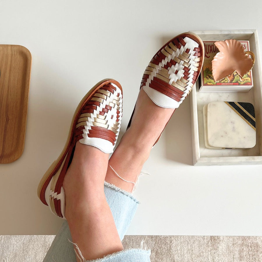 chaussures mapache. Ibarra tabac champagne