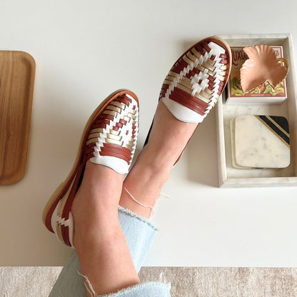 chaussures mapache. Ibarra tabac champagne