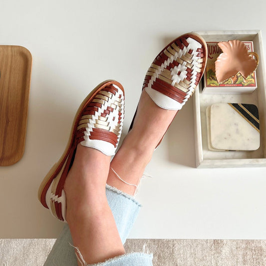 chaussures mapache. Ibarra tabac champagne