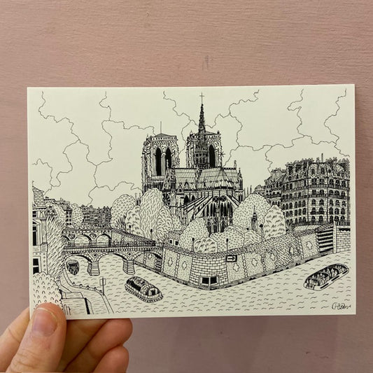 Carte postale paris - Île de la cité
