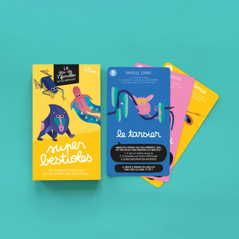 Jeu de 7 familles Super bestioles