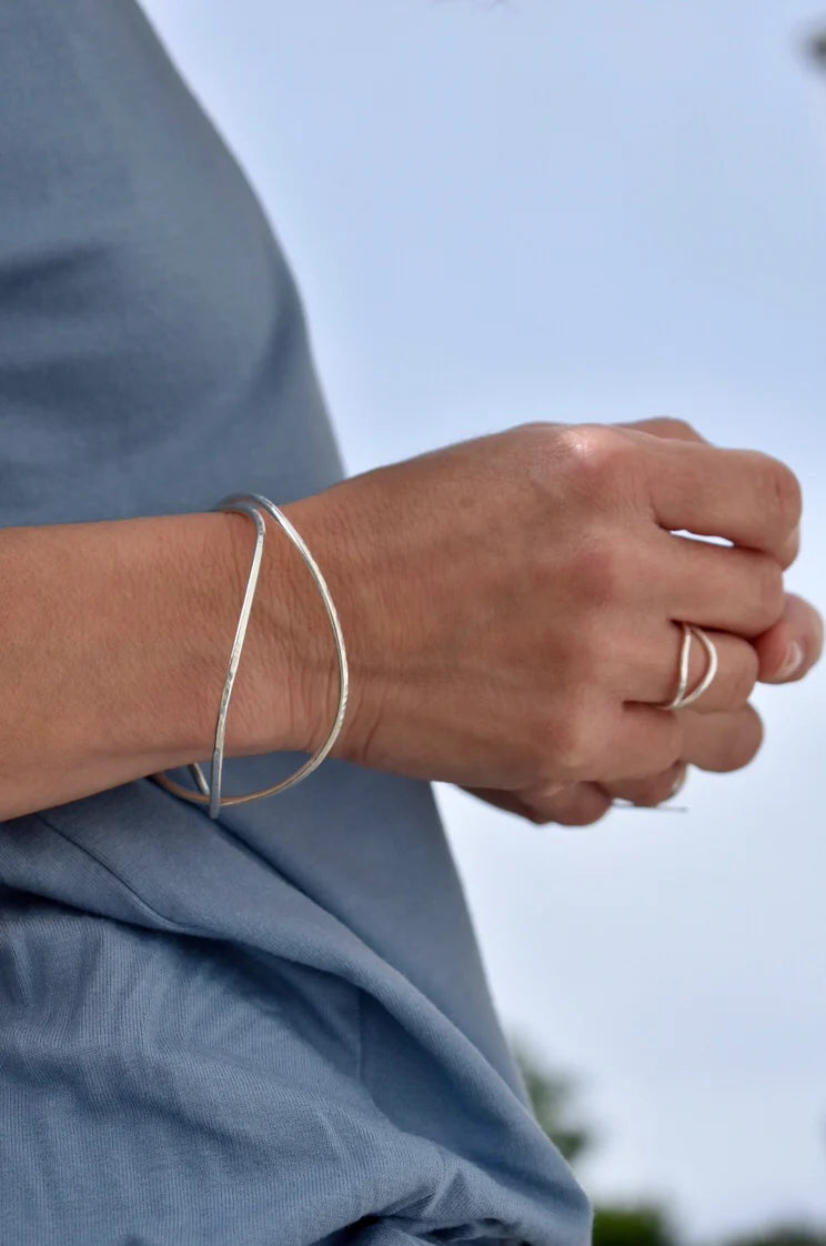 Jonc Ola Argent - Aora bijoux