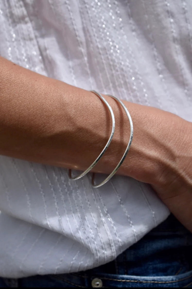 Jonc Ola Argent - Aora bijoux