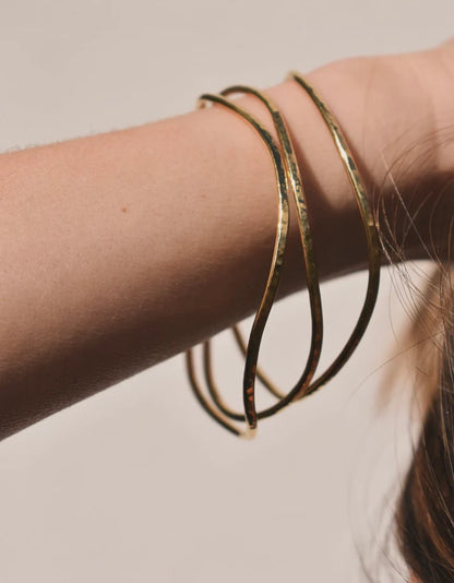 Jonc Ola Doré - Aora bijoux