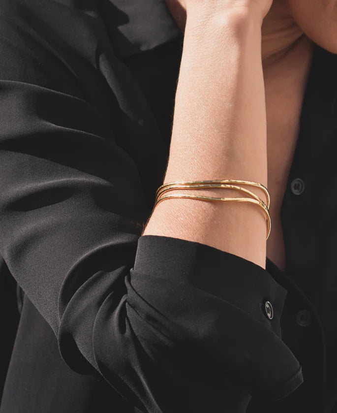 Jonc Ola Doré - Aora bijoux