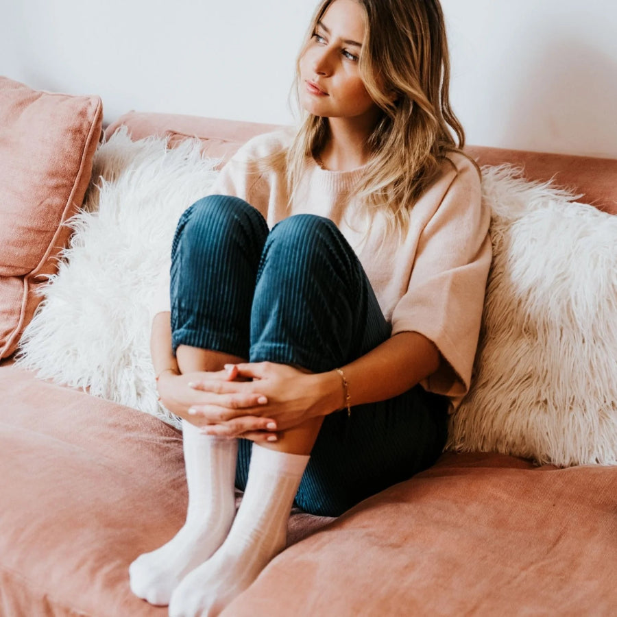 chaussette à paillettes