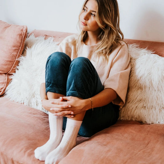 chaussette à paillettes