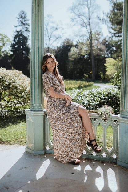 Jupe Etosha Primavera marque Sevenlie avec blouse praha assorite