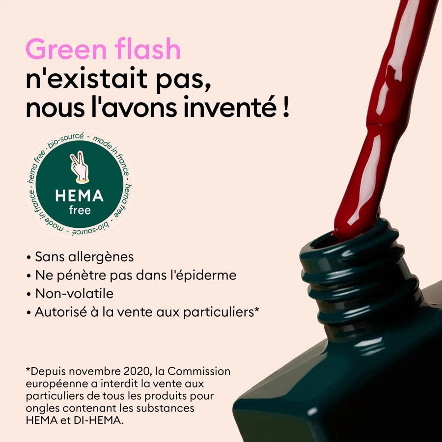 Kit Essentiels Green Flash pour pose de vernis semi permanent