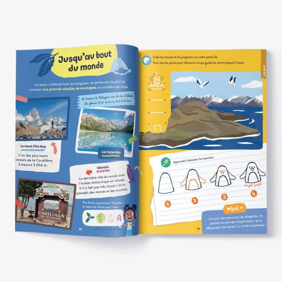 Magazine pour enfant sur l'Argentine. Pour les  4-7 ans. Les mini mondes