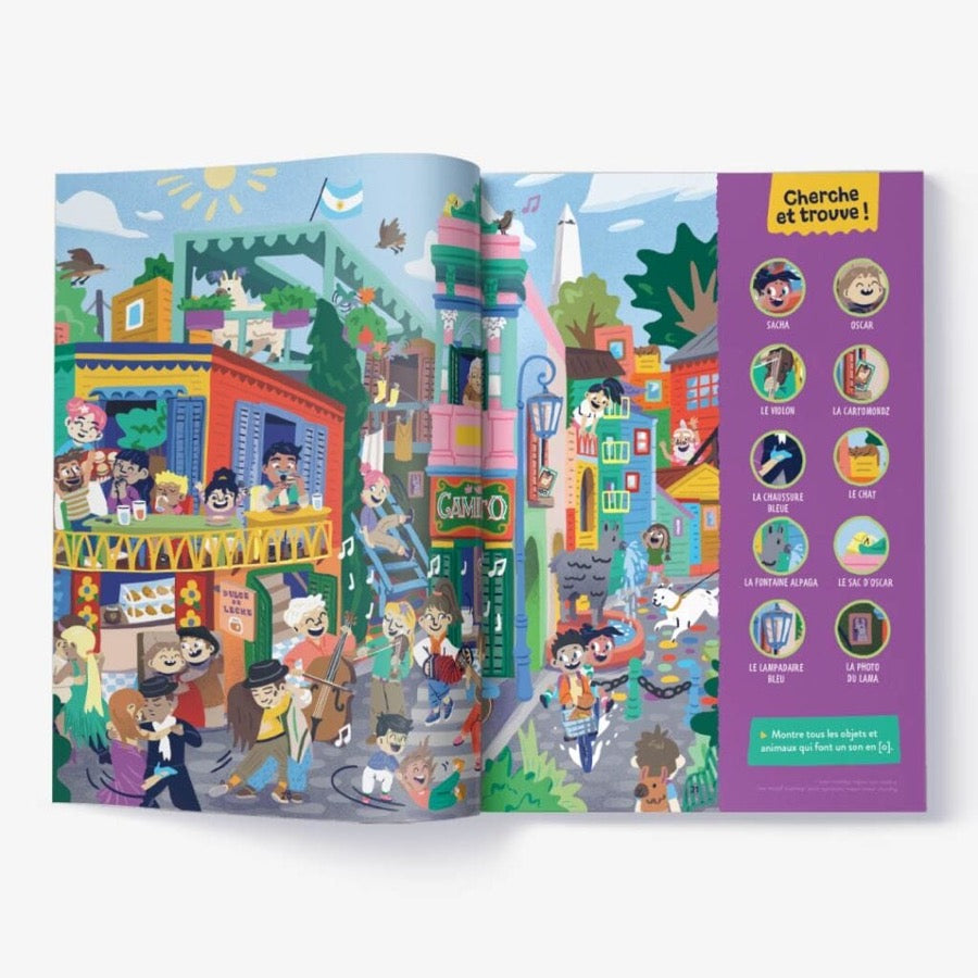 Magazine pour enfant sur l'Argentine. Pour les  4-7 ans. Les mini mondes