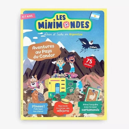 Magazine pour enfant sur l'Argentine. Pour les  4-7 ans. Les mini mondes