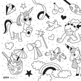 Coloriage pocket Unicorn