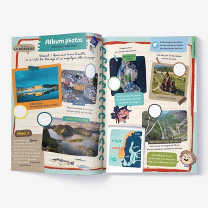 Magazine pour enfant sur la Norvège. Pour les  4-7 ans. Les mini mondes