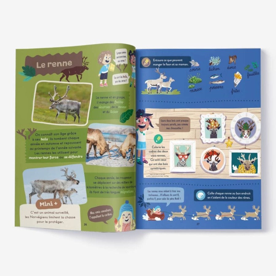 Magazine pour enfant sur la Norvège. Pour les  4-7 ans. Les mini mondes
