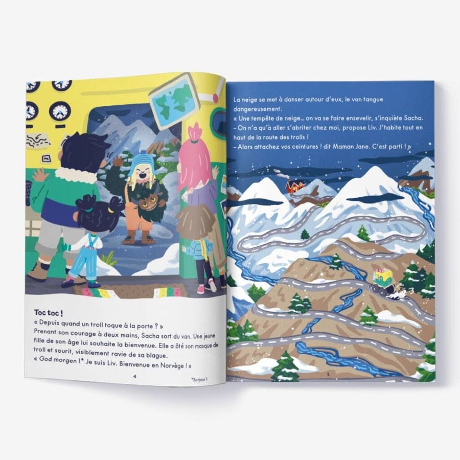 Magazine pour enfant sur la Norvège. Pour les  4-7 ans. Les mini mondes