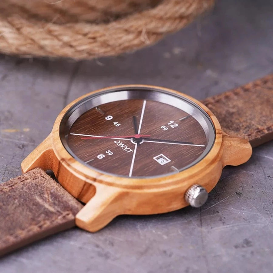 Montre homme COME marron sépia