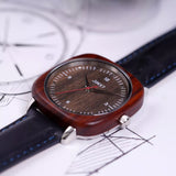 Montre homme RED SQUARE bleu de minuit