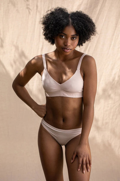 Ensemble lingerie. Brassière Mei - Nude