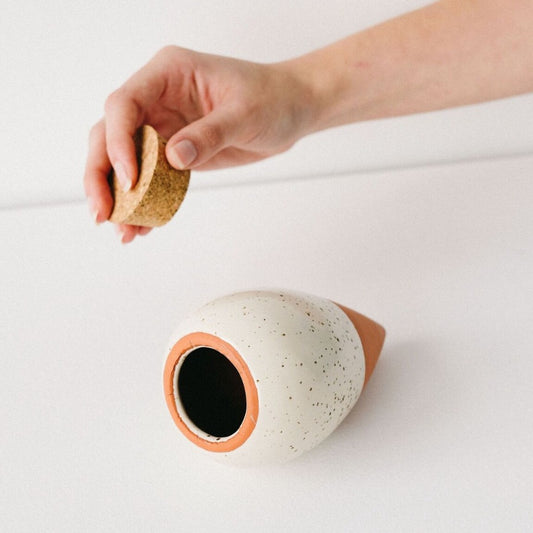 Olla hydratante Pepin - Blanc grainé