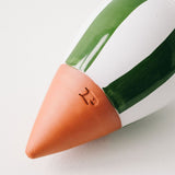 Olla hydratante Pepin - Rayé vert et blanc